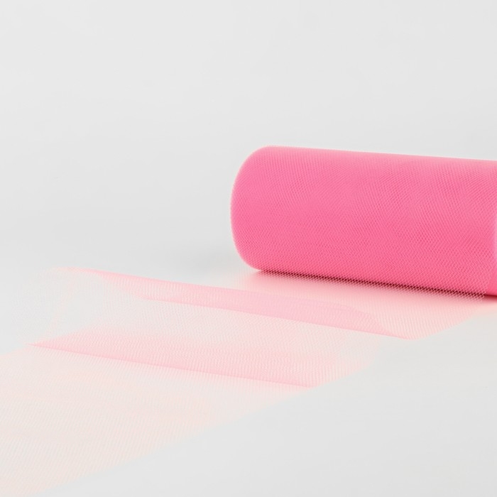 Фатин, 15 см, 11 &plusmn; 1 г/кв.м, 23 &plusmn; 1 м, цвет розовый №4