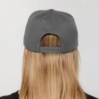 Бейсболка Snapback с прямым козырьком, серая