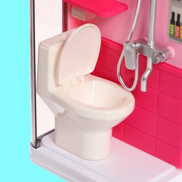 Набор мебели для кукол &laquo;Ванная комната&raquo;, санузел, раковина, постирочная