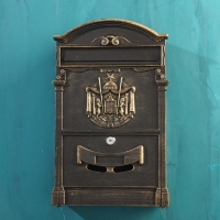 Ящик почтовый №4010В, Старая бронза Ящик почтовый №4010В, Старая бронза