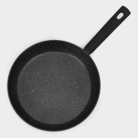 Сковорода Доляна «Первый дом», d=28 см, антипригарное покрытие, индукция, цвет чёрный Сковорода Доляна «Первый дом», d=28 см, антипригарное покрытие, индукция, цвет чёрный