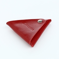 Монетница на кнопке TEXTURA, цвет красный Монетница на кнопке TEXTURA, цвет красный