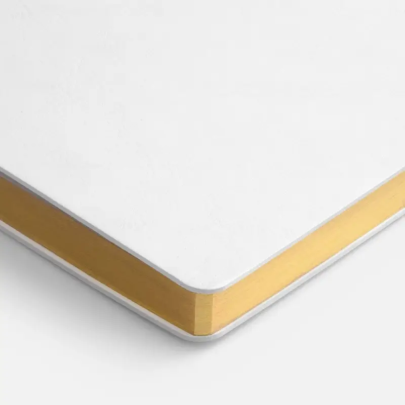 Ежедневник Nebraska Flex, недатированный, белый с золотистым