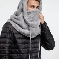 Балаклава-капюшон Flocky, серая