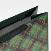 Пакет подарочный новогодний ламинированный квадратный &laquo;New Year&raquo;, 30 х 30 х 12 см, Новый год