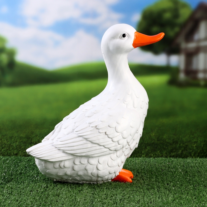 Садовая фигура Садовая фигура "Гусь" 23х14х30см ///
