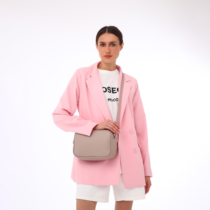 Сумка женская через плечо TEXTURA, маленький размер, цвет бежевый