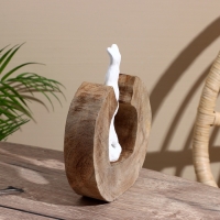 Сувенир "Стойка" полим. смола, манговое дерево 18х5х20 см