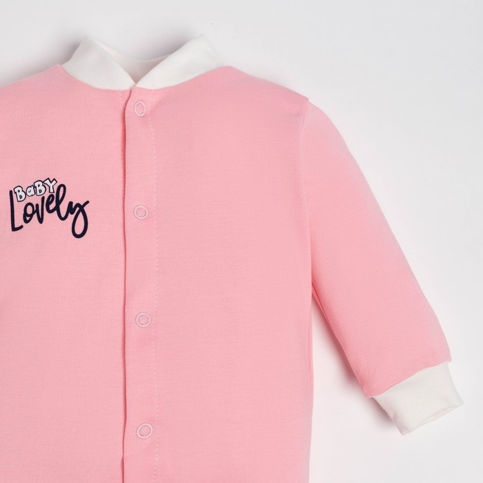 Комбинезон детский, цвет розовый/baby lovely, рост 74 см