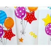 Скатерть одноразовая "Шарики" 180х137 Скатерть одноразовая "Шарики" 180х137