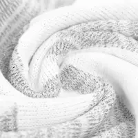 Плед &laquo;Танцующий лес&raquo;, белый с серебром