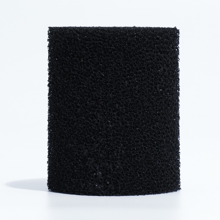 Губка круглая № 3, среднепористая 30 PPI, 8 х 8 х 10 см, черная Губка круглая № 3, среднепористая 30 PPI, 8 х 8 х 10 см, черная