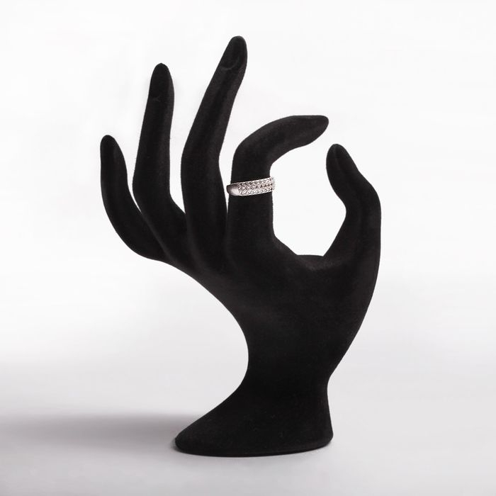 Подставка для украшений «Рука» 8,5×7×16 см, цвет чёрный Подставка для украшений «Рука» 8,5×7×16 см, цвет чёрный