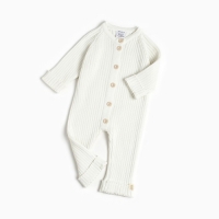 Комбинезон вязаный Крошка Я, р.74-80, молочный