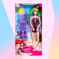 Кукла-модель шарнирная «Ксения аквалангист» с аксессуарами Кукла-модель шарнирная «Ксения аквалангист» с аксессуарами