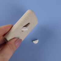 Таблетница с делителем, 8 &times; 4 &times; 1,5 см, 1 секция, цвет МИКС