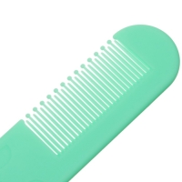 Набор для ухода за волосами: расческа и щетка &laquo;Цветочек&raquo;,  цвет бирюзовый