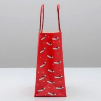 Пакет подарочный новогодний &laquo;Это на новый год&raquo;, 22 х 22 х 11 см, Новый год