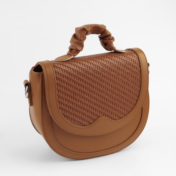 Ручка для сумки, пришивная, 18 &times; 3,5 см, цвет терракотовый