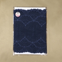 Кружевная эластичная ткань, 180 мм × 2,7 ± 0,5 м, цвет синий Кружевная эластичная ткань, 180 мм × 2,7 ± 0,5 м, цвет синий