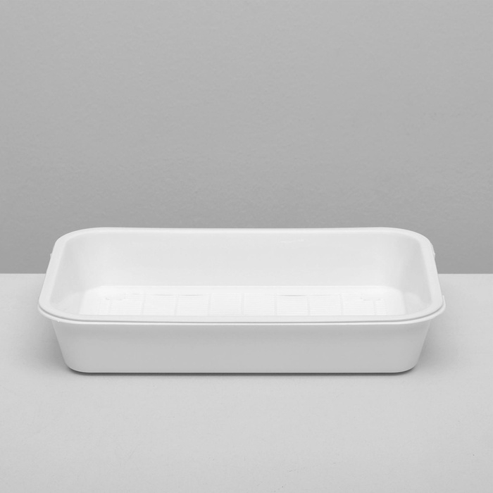 Туалет средний с сеткой 36 х 26 х 6,5 см, белый Туалет средний с сеткой 36 х 26 х 6,5 см, белый