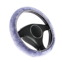 Оплетка на руль TORSO, меховая, мультиразмерная, светло-серый Оплетка на руль TORSO, меховая, мультиразмерная, светло-серый