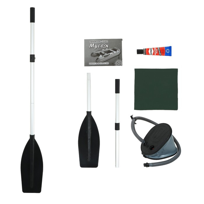 Лодка YUGANA В-270 PC, реечная слань, цвет олива Лодка YUGANA В-270 PC, реечная слань, цвет олива