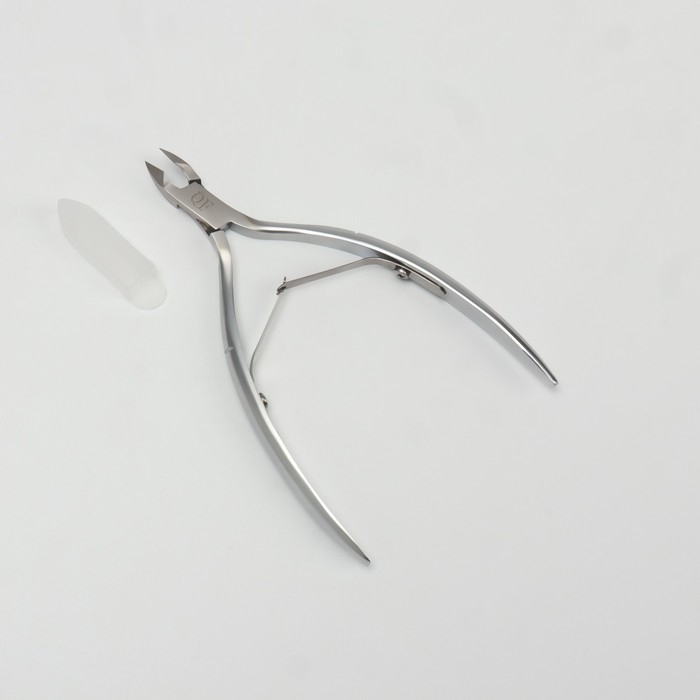 Кусачки маникюрные для кутикулы &laquo;Premium&raquo;, двойная пружина, 11,4 см, длина лезвия - 6 мм, цвет серебристый