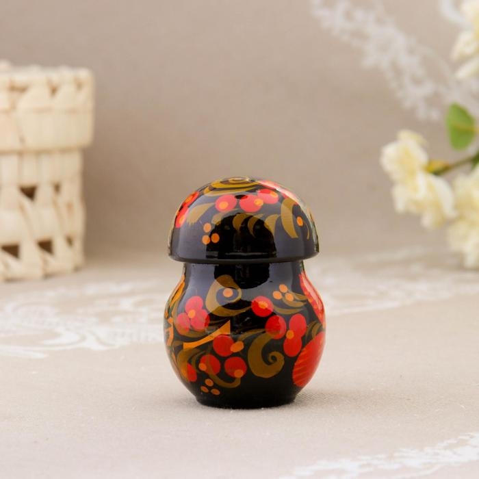 Набор для специй &laquo;Грибы&raquo;, хохлома