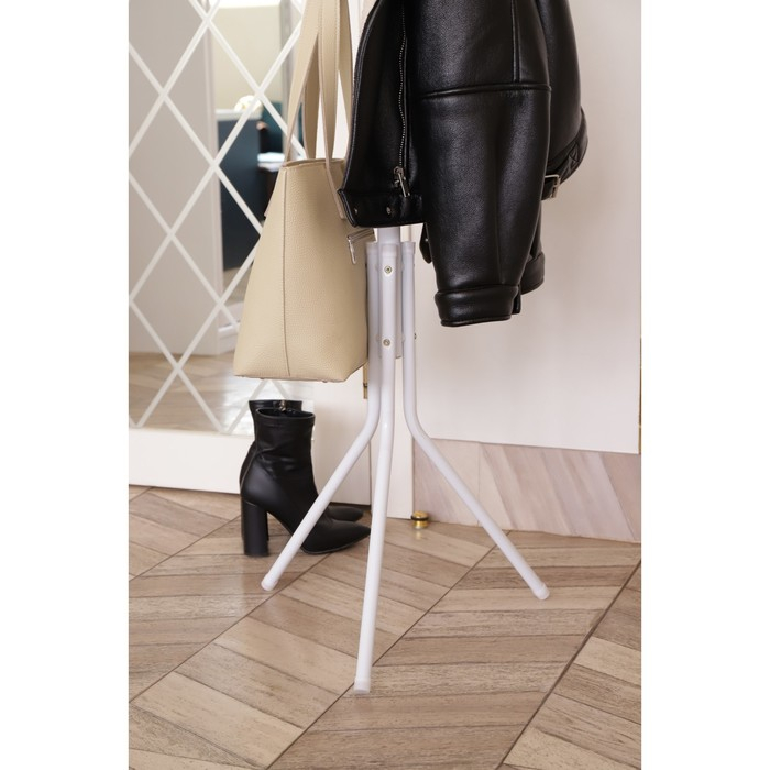 Вешалка напольная 170 см "Classic" цвет белый
