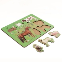 Рамка-вкладыш «Домашние животные» Рамка-вкладыш «Домашние животные»