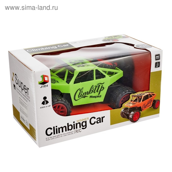 Джип радиоуправляемый &laquo;Багги&raquo;, работает от батареек, цвета МИКС