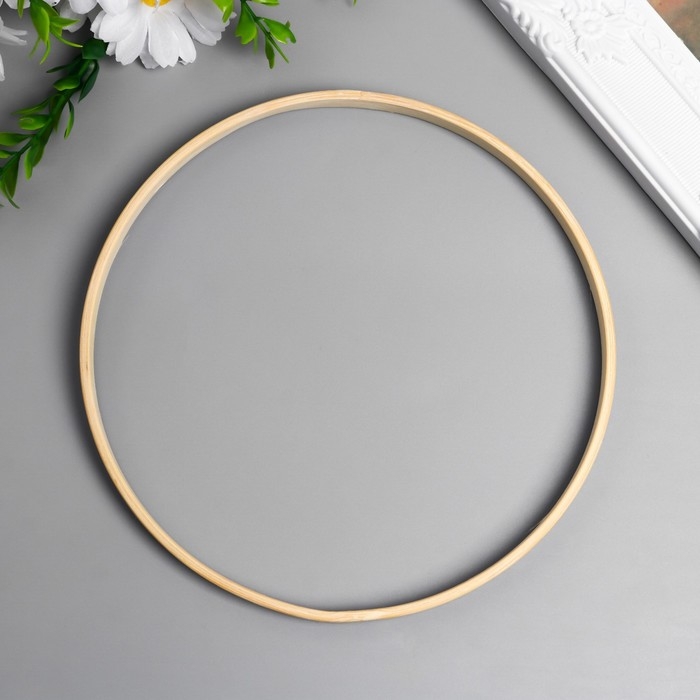 Кольцо бамбук для изготовления ловца снов d=17 см Кольцо бамбук для изготовления ловца снов d=17 см