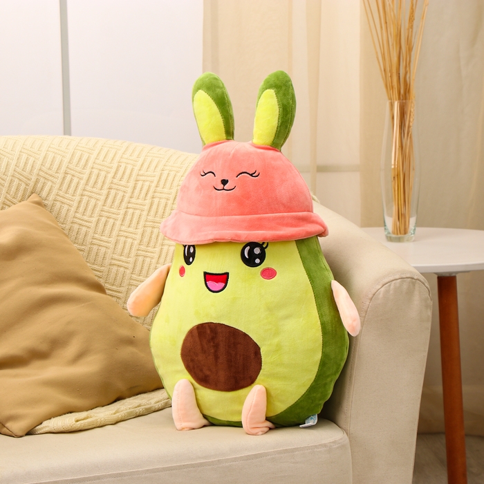 Мягкая игрушка «Авокадо», в шляпке, 55 см Мягкая игрушка «Авокадо», в шляпке, 55 см