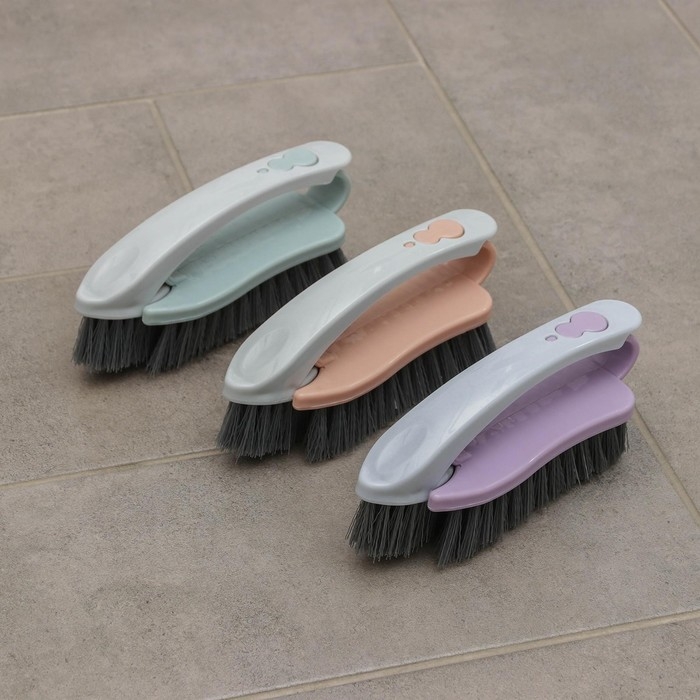 Щётка - утюжок двойная Доляна &laquo;Трансформер&raquo;, 15,5&times;5,5 см, цвет МИКС