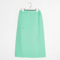 Полотенце банное Этель &laquo;Парео&raquo; с карманом 80*140 см. цв.нежный лайм, 100% хл, вафля 240 г/м2