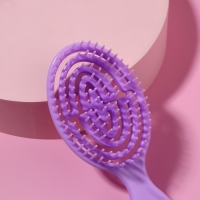 Расчёска - мини массажная, 5,5 × 14 см, цвет фиолетовый Расчёска - мини массажная, 5,5 × 14 см, цвет фиолетовый