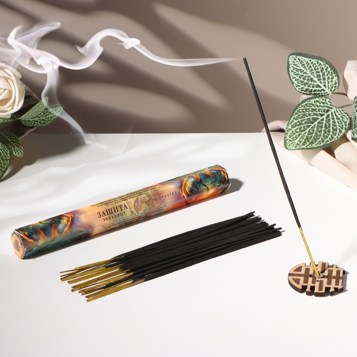 Благовония Благовония "Защита", 20 палочек в упаковке, шестигранник
