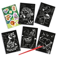 Гравюра блокнот детский «Удивительные животные», 10 листов, штихель Гравюра блокнот детский «Удивительные животные», 10 листов, штихель