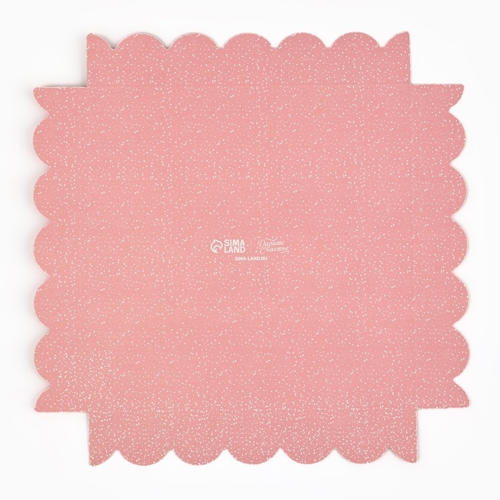 Коробка кондитерская, сундук, упаковка, Present, 16 х 16 х 18 см