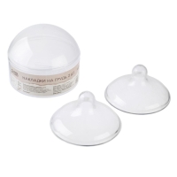 Накладки на грудь для кормления, силиконовые, набор 2 шт., в контейнере, M&B Накладки на грудь для кормления, силиконовые, набор 2 шт., в контейнере, M&B