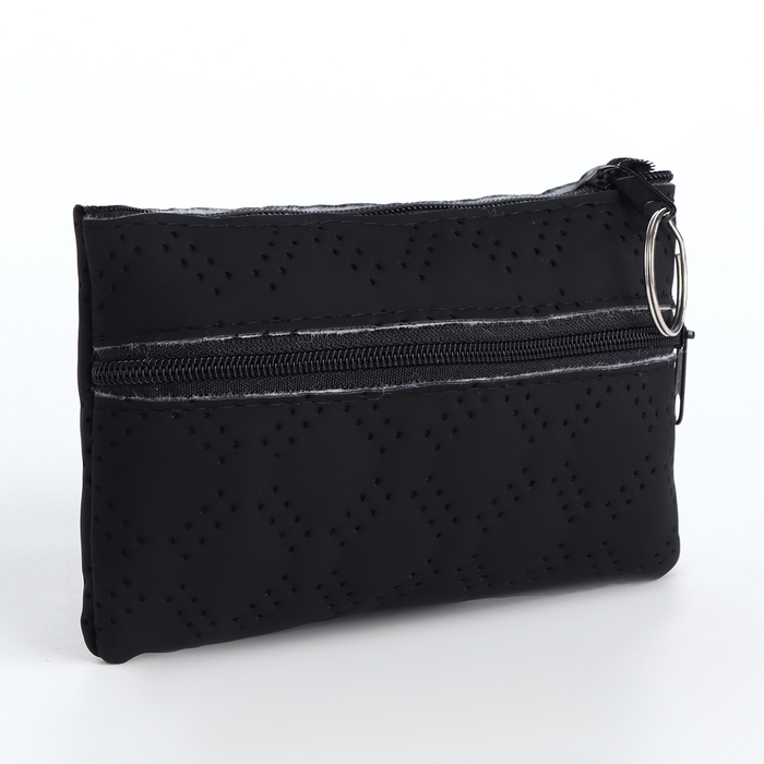 Кошелёк женский на молнии, цвет чёрный Кошелёк женский на молнии, цвет чёрный