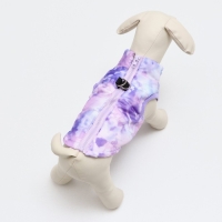 Куртка для собак на молнии "Аметист", размер XS, сиреневая (ДС 21, ОШ 22, ОГ 30 см) Куртка для собак на молнии "Аметист", размер XS, сиреневая (ДС 21, ОШ 22, ОГ 30 см)