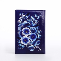 Обложка для паспорта, цвет синий Обложка для паспорта, цвет синий