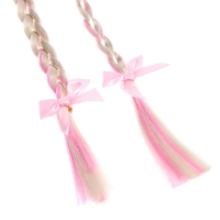 Карнавальный ободок "Ушки" с косичками Карнавальный ободок "Ушки" с косичками