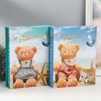 Фотоальбом на 200 фото 10х15 см "Мишка на море" МИКС 26х20,5х5,6 см Фотоальбом на 200 фото 10х15 см "Мишка на море" МИКС 26х20,5х5,6 см