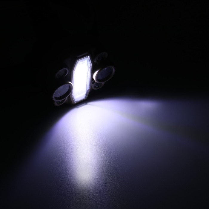 Фонарь налобный аккумуляторный, 13 Вт, 4000 мАч, 5 В, COB + T6. 7 режимов, датчик движения Фонарь налобный аккумуляторный, 13 Вт, 4000 мАч, 5 В, COB + T6. 7 режимов, датчик движения