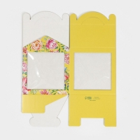 Коробка кондитерская с окном, сундук, упаковка, «Акварельные цветы» 20 х 20 х 20 см Коробка кондитерская с окном, сундук, упаковка, «Акварельные цветы» 20 х 20 х 20 см