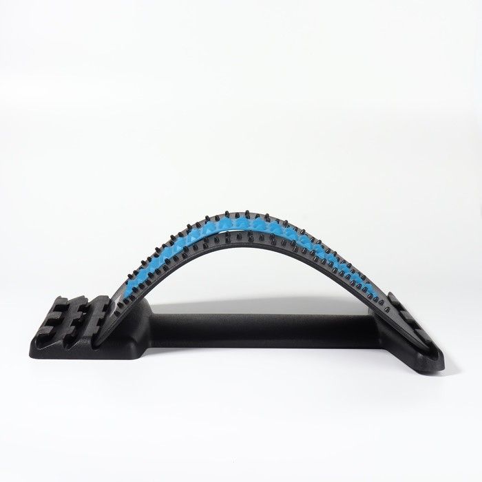 Массажёр для спины, трёхуровневый, 38 &times; 25 &times; 4 см, цвет синий