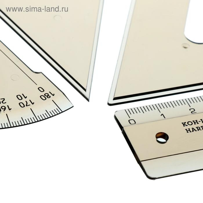 Набор геометрический малый Koh-I-Noor, прозрачный Набор геометрический малый Koh-I-Noor, прозрачный